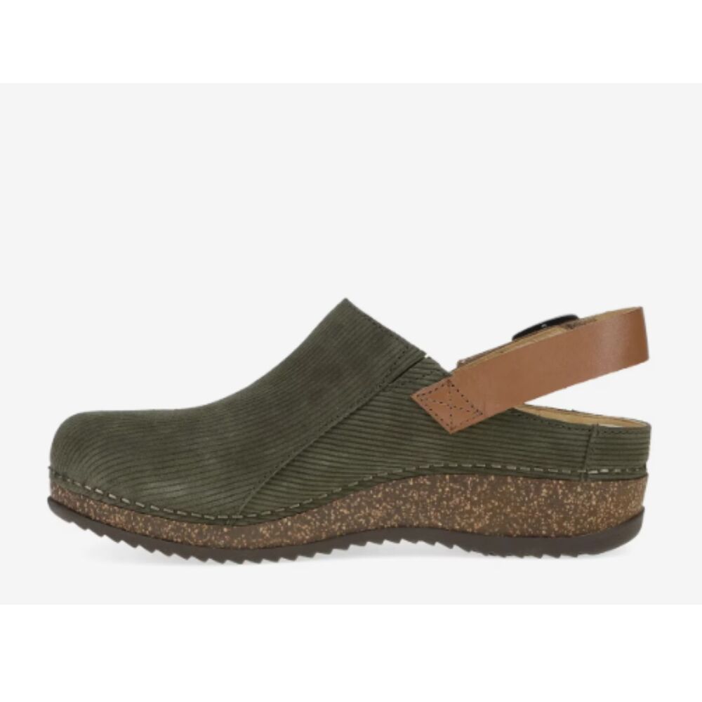 Dansko Merrin Olive Embossed Suede 40 - Picture 6 of 7